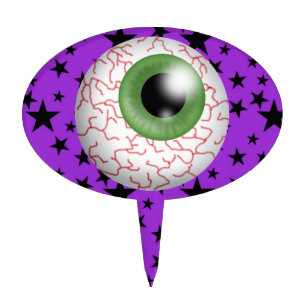 Halloween Eyeball Cake Pick - SRF