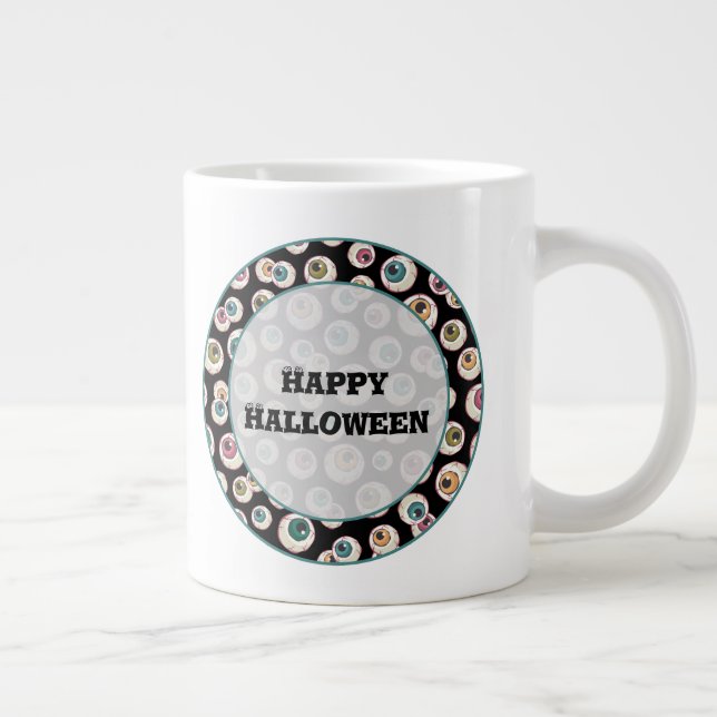 Halloween Eyeballs Giant Coffee Mug (Right)