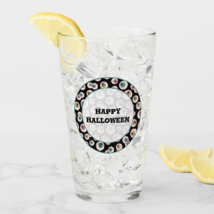 Halloween Eyeballs Glass