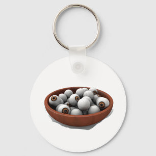 halloween eyeballs keychain