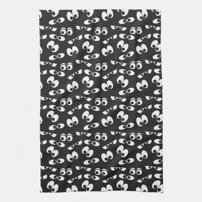 Halloween Eyeballs Kitchen Towel (Vertical)