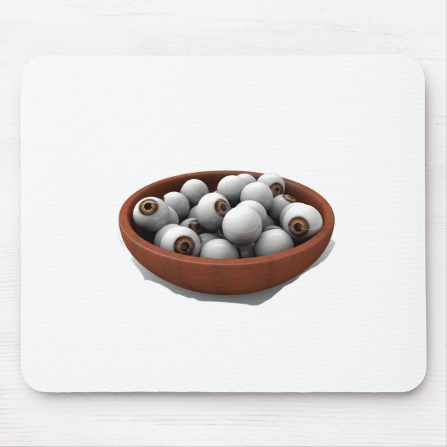 halloween eyeballs mouse pad (Front)