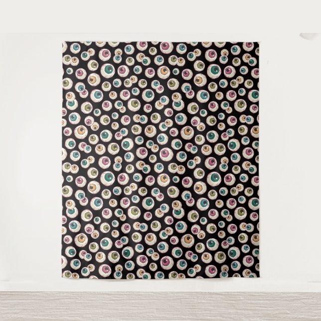Halloween Eyeballs Photo Backdrop (Front)
