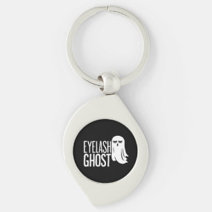 Halloween Eyelash Ghost Keychain