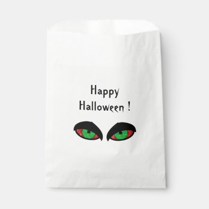 Halloween Eyes Favor Bag