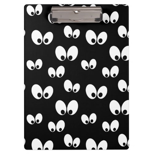 Halloween Eyes Pattern Clipboard