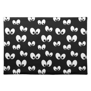 Halloween Eyes Pattern Placemat