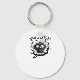 Halloween F-Caw-F Bird Cool Unique Keychain