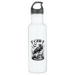 Halloween F-Caw-F Bird Crow Women Men Trendy Casua Stainless Steel Water Bottle