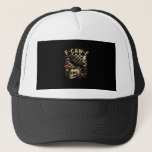 Halloween F-Caw-F Raven Bird F-Caw-F Crow Checkere Trucker Hat
