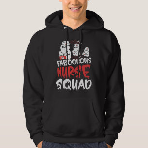 Halloween Fabolous Nurse Crew Halloween Costume Hoodie