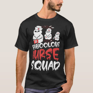 Halloween Fabolous Nurse Crew Halloween Costume T-Shirt
