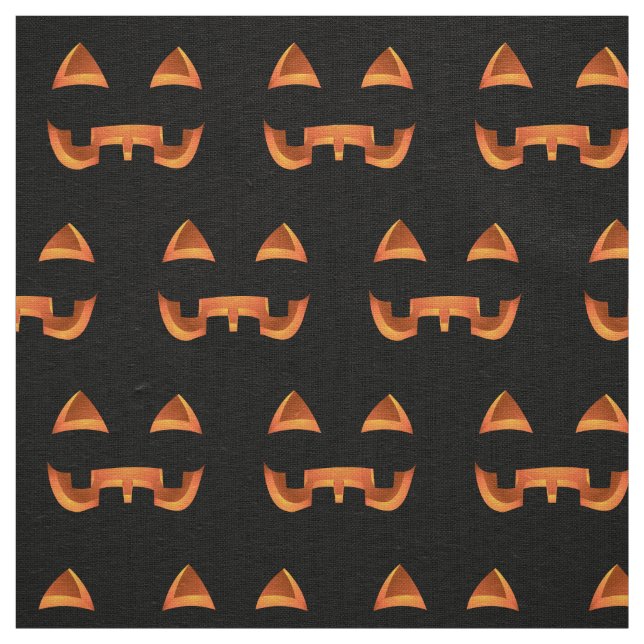 Halloween Fabric Jack-o-Lantern Fabrics Customize (Swatch)