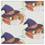 halloween face mask pumpkin witch cute fabric