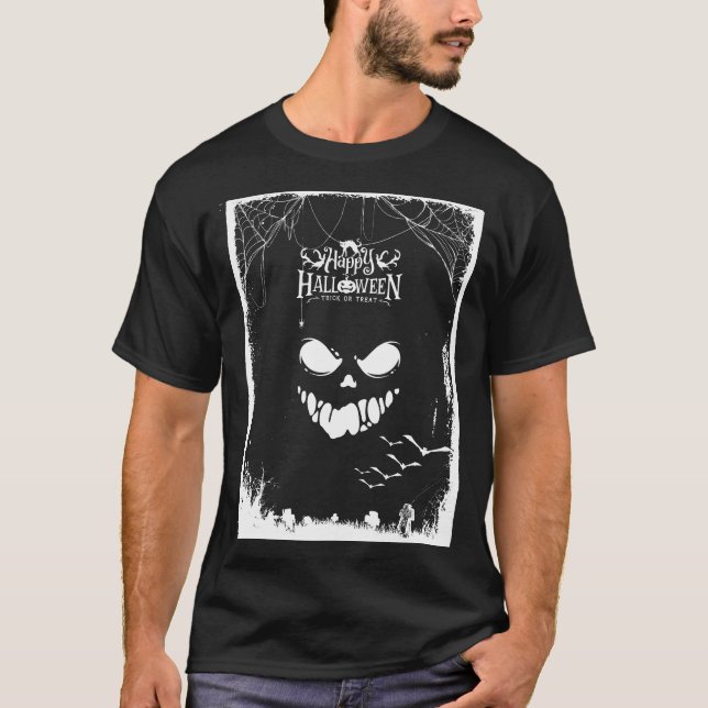 Halloween face T-Shirt (Front)