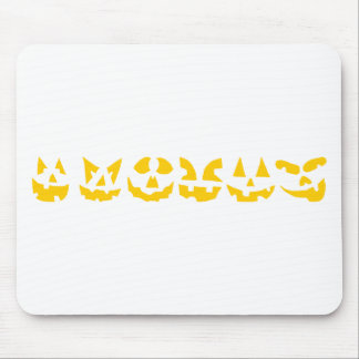 Halloween Faces Mousepad