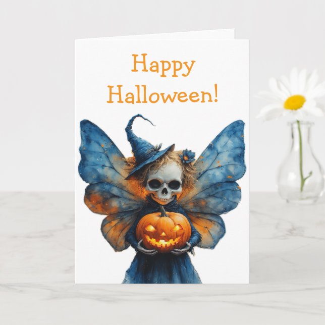 Halloween Fairy Card (Small Plant)