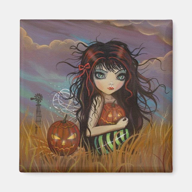 Halloween Fairy Decorative Magnet (Front)