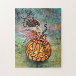 Halloween Fairy Fantasy Art by Molly Harrison Jigsaw Puzzle