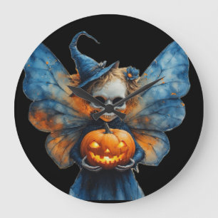 Halloween Fairy Large Clock
