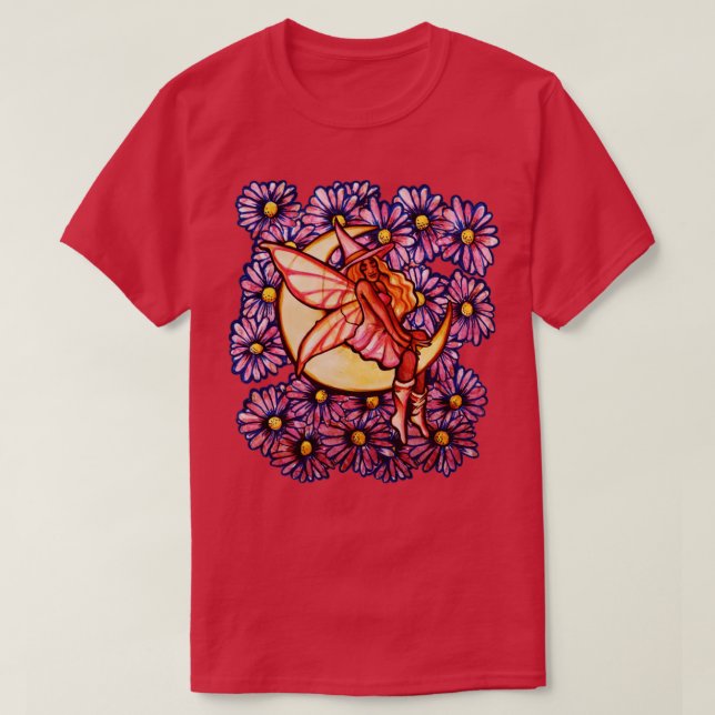 Halloween Fairy Witch T-Shirt (Design Front)
