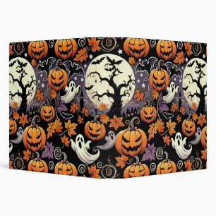 Halloween/Fall/Autumn 3 Ring Binder