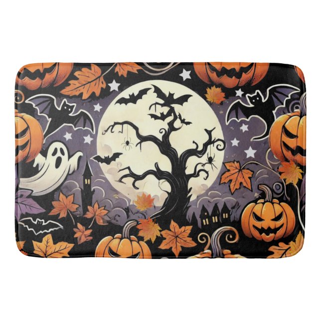 Halloween/Fall/Autumn Bath Mat (Front)