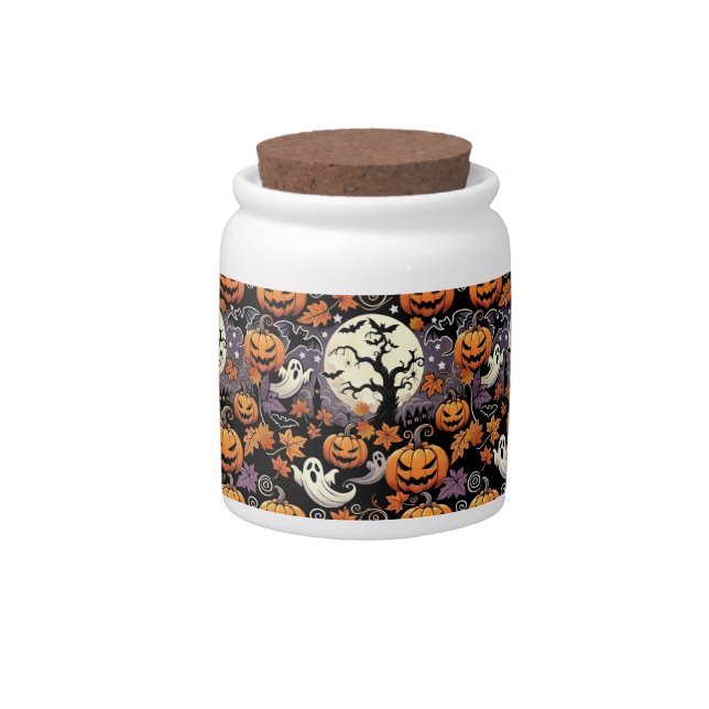 Halloween/Fall/Autumn Candy Jar (Front)