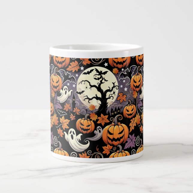 Halloween/Fall/Autumn Giant Coffee Mug (Front)