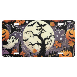 Halloween/Fall/Autumn License Plate