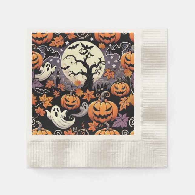 Halloween/Fall/Autumn Napkins (Front)
