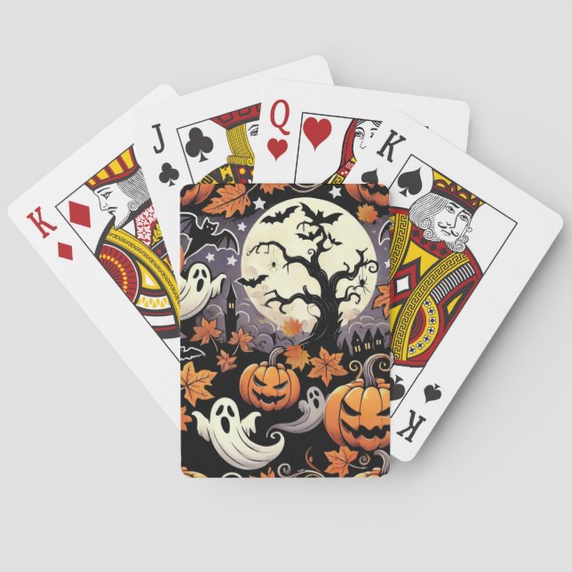 Halloween/Fall/Autumn Poker Cards (Back)