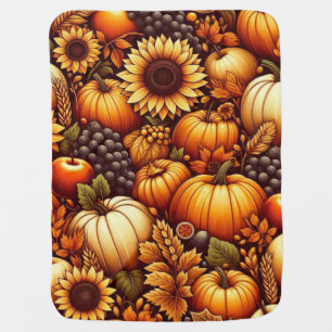 Halloween/Fall/Autumn/pumpkin Baby Blanket