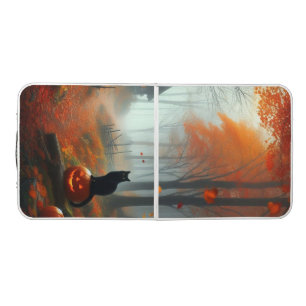 Halloween/Fall/Autumn/pumpkin/cat Beer Pong Table