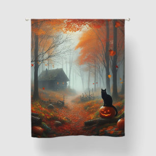 Halloween/Fall/Autumn/pumpkin/cat Blackout Curtains