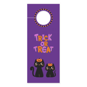 Halloween/Fall/Autumn/pumpkin/cat Door Hanger
