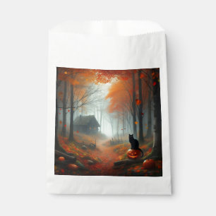 Halloween/Fall/Autumn/pumpkin/cat  Favor Bag