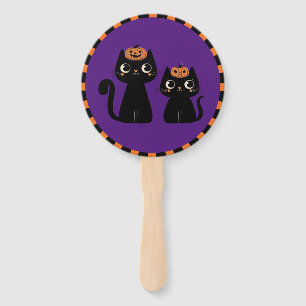 Halloween/Fall/Autumn/pumpkin/cat Hand Fan