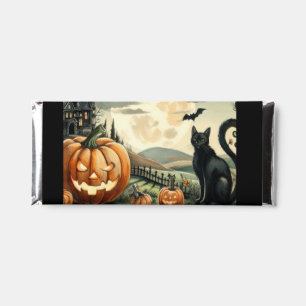 Halloween/Fall/Autumn/pumpkin/cat Hershey Bar Favors