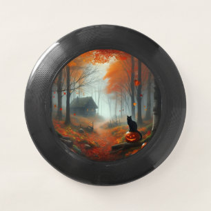 Halloween/Fall/Autumn/pumpkin/cat Wham-O Frisbee