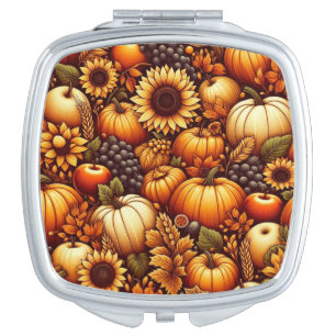 Halloween/Fall/Autumn/pumpkin Compact Mirror