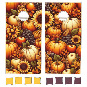 Halloween/Fall/Autumn/pumpkin Cornhole Set