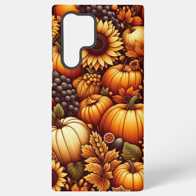 Halloween/Fall/Autumn/pumpkin Samsung Galaxy Case (Back)