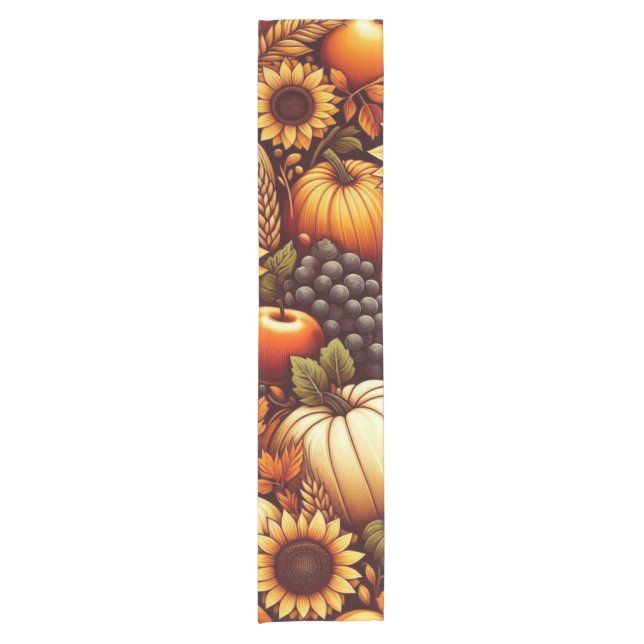 Halloween/Fall/Autumn/pumpkin Short Table Runner (Front)
