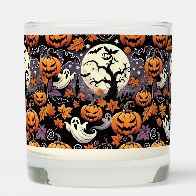 Halloween/Fall/Autumn Scented Candle (Front)