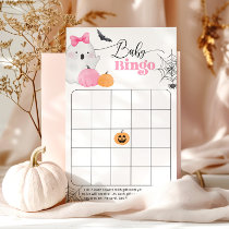 Halloween fall baby shower bingo game