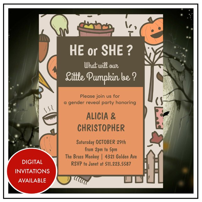 halloween fall GENDER REVEAL Invitation (halloween-fall-GENDER-REVEAL-Invitation-1)