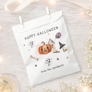 Halloween Fall Pumpkin Custom Favor Bag