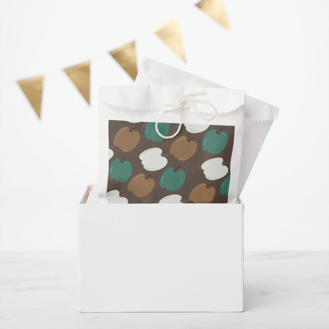 Halloween Fall Pumpkins Earth Tone  Favor Bag (Party)