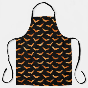 Halloween Fall Spooky Flying Bat Apron
